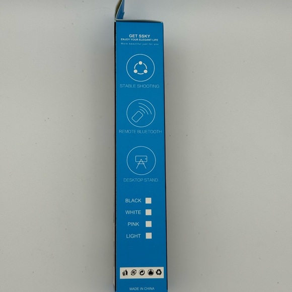 Sky Bluetooth Selfie Stick - Blue and White - Picture 3 of 4